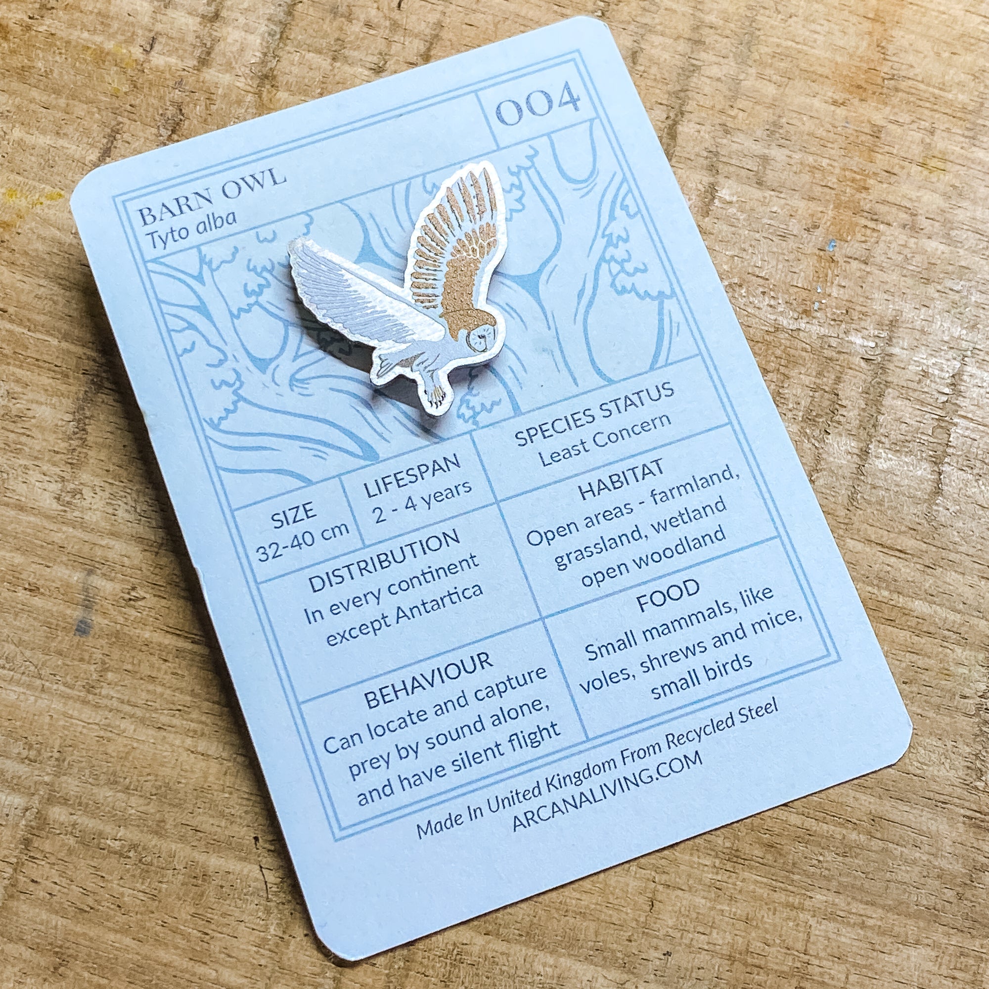Bird Life Pin Biodiversity Badge Set
