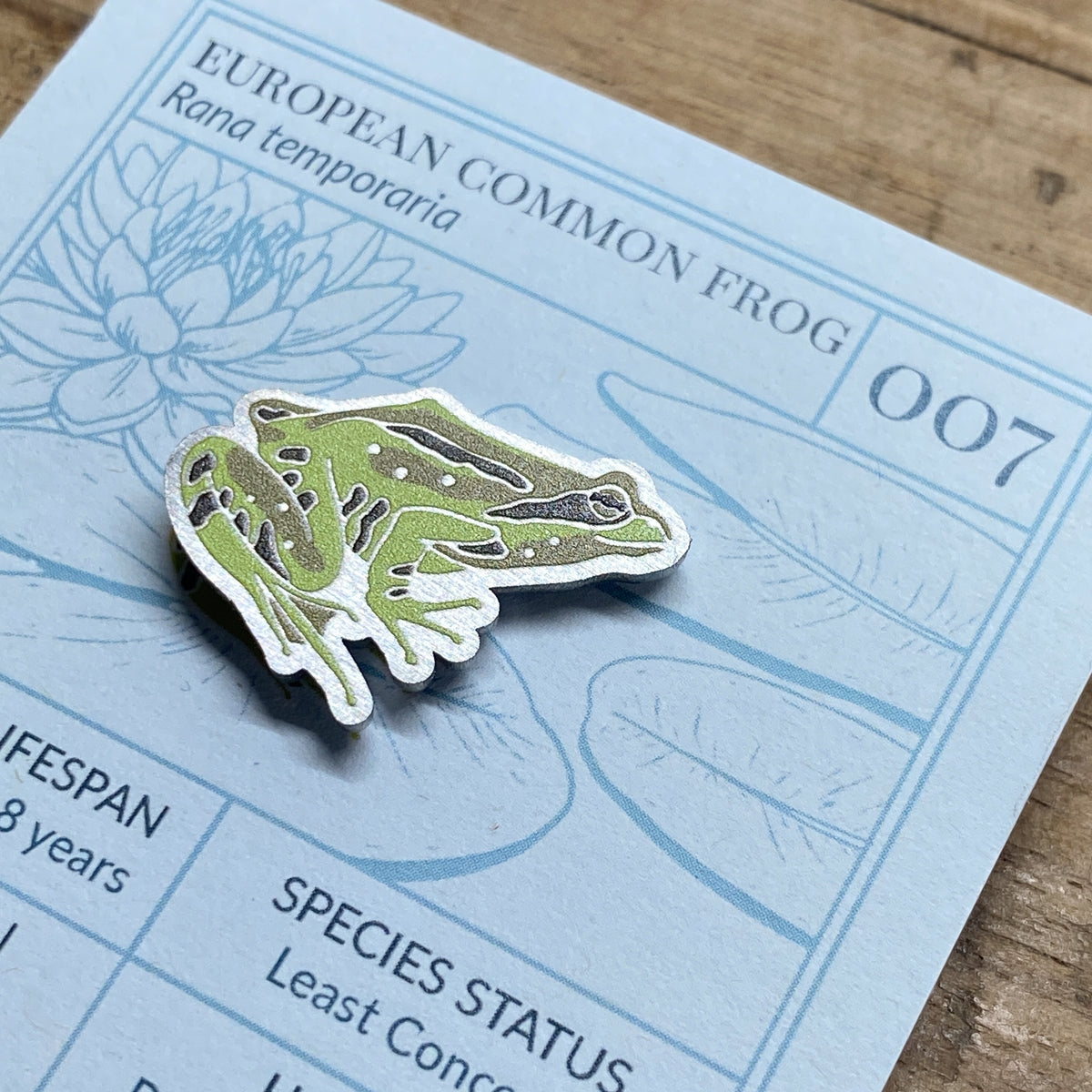 Pond Life Pin Biodiversity Badge Set