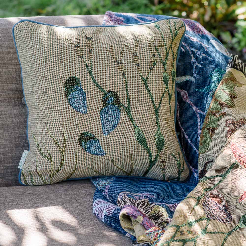 Intertidal Shore Crab Woven Cushion Cover