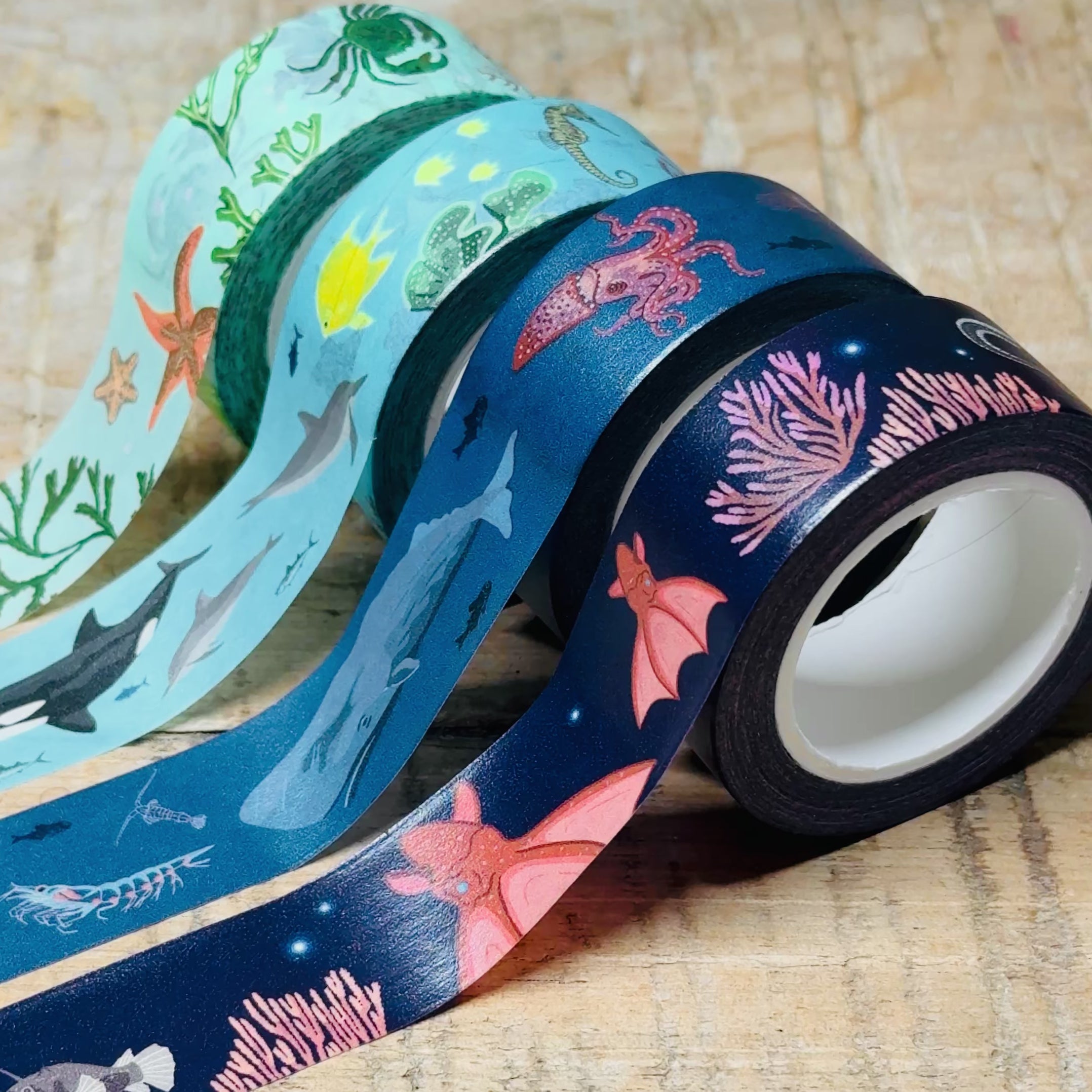 Ocean Zones Washi Tape Set