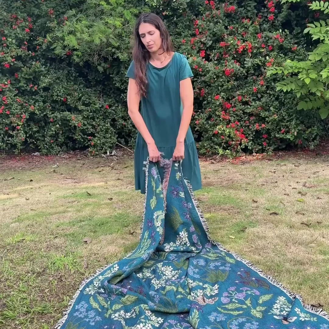 Alpine Survivors Woven Blanket