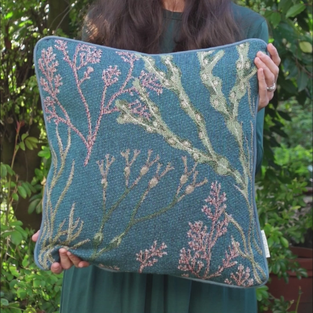 Intertidal Seaweed Woven Cushion Cover