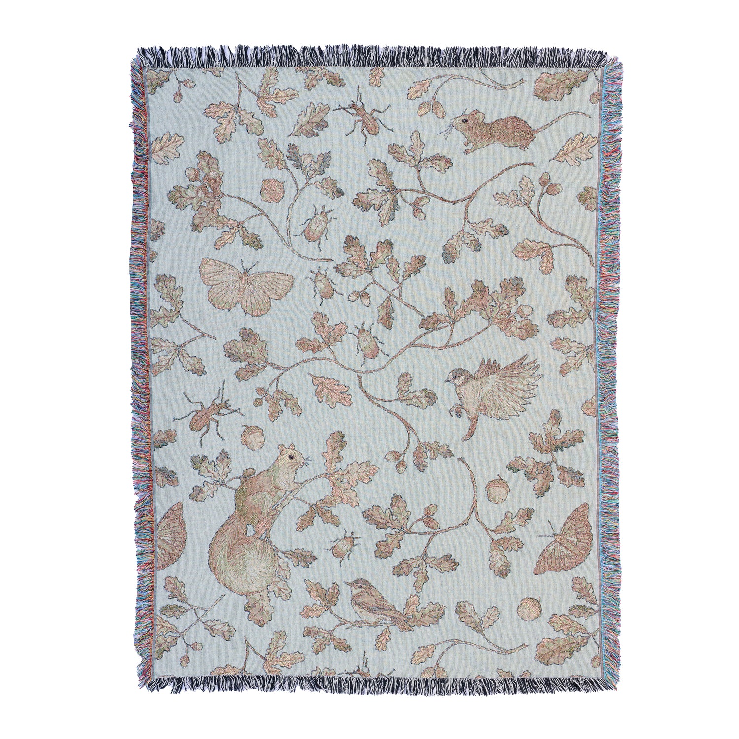An Arcana Wild Oak Wrap Blanket with a floral pattern.
