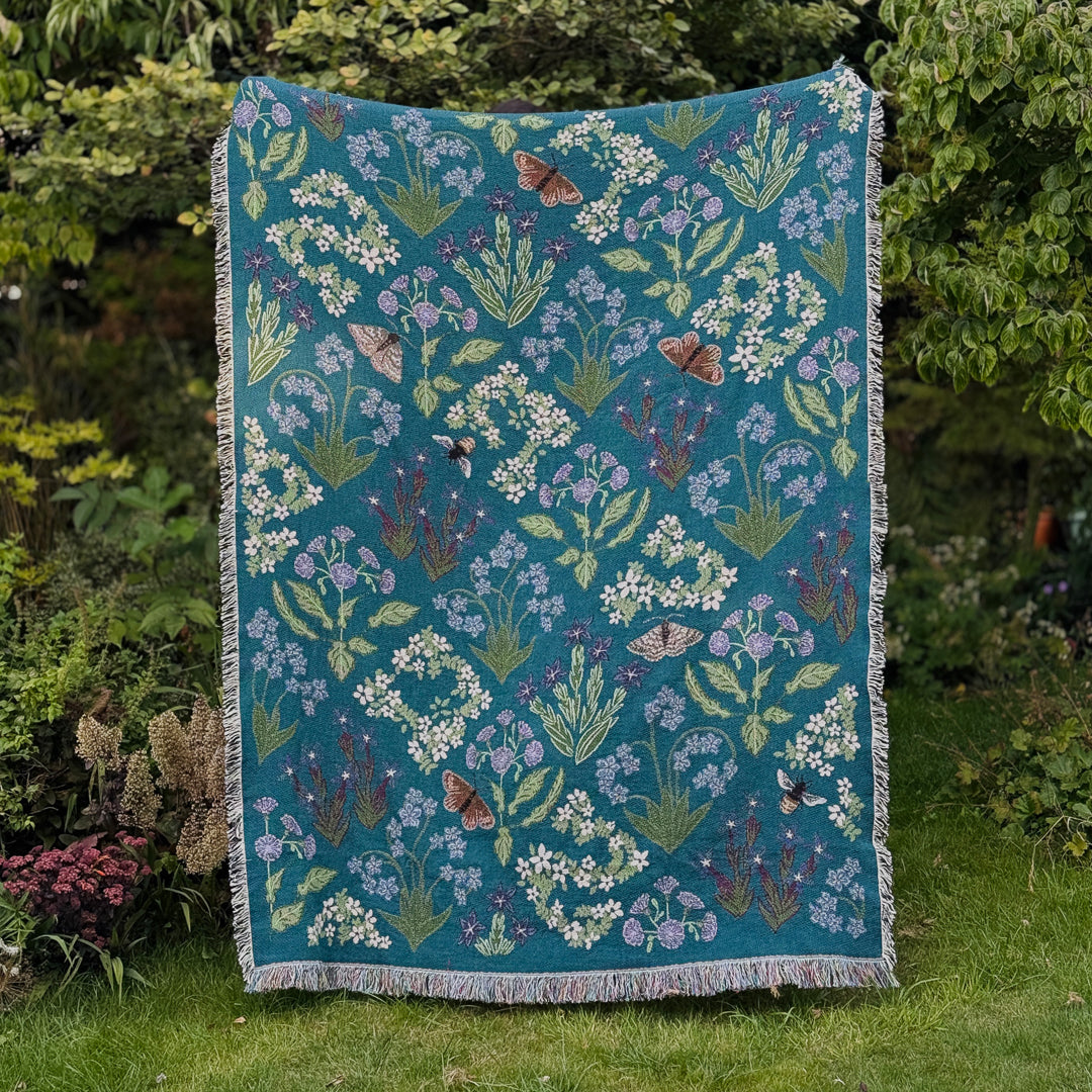 Wildflowers of High Places woven blanket – Arcana