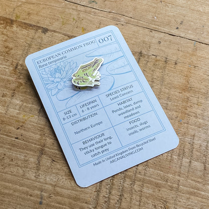 Pond Life Pin Biodiversity Badge Set