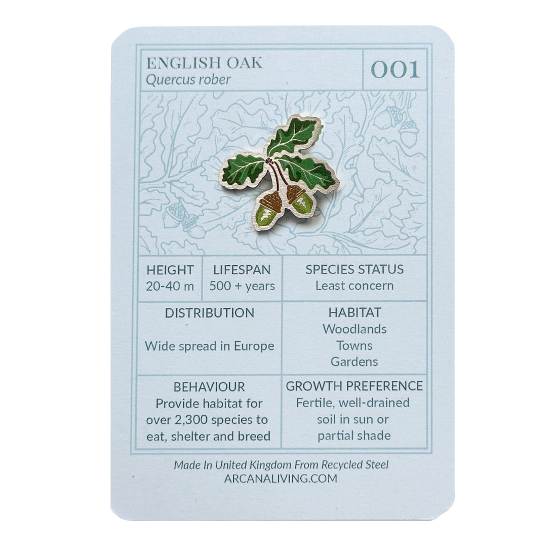 English Oak Biodiversity Badge