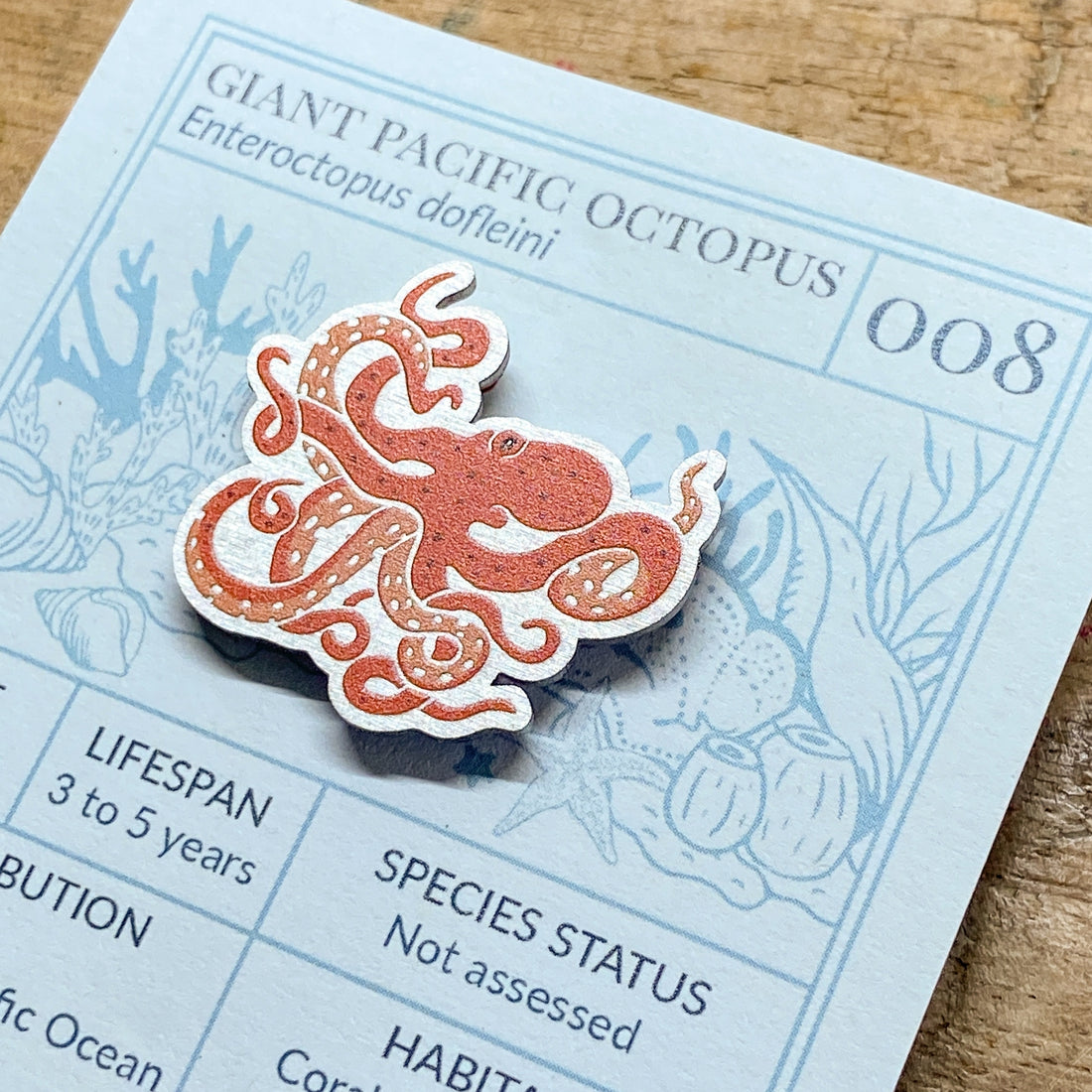 Giant Pacific Octopus Biodiversity Badge