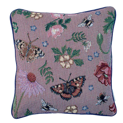 Pollination Bloom Rose Woven Cushion Cover