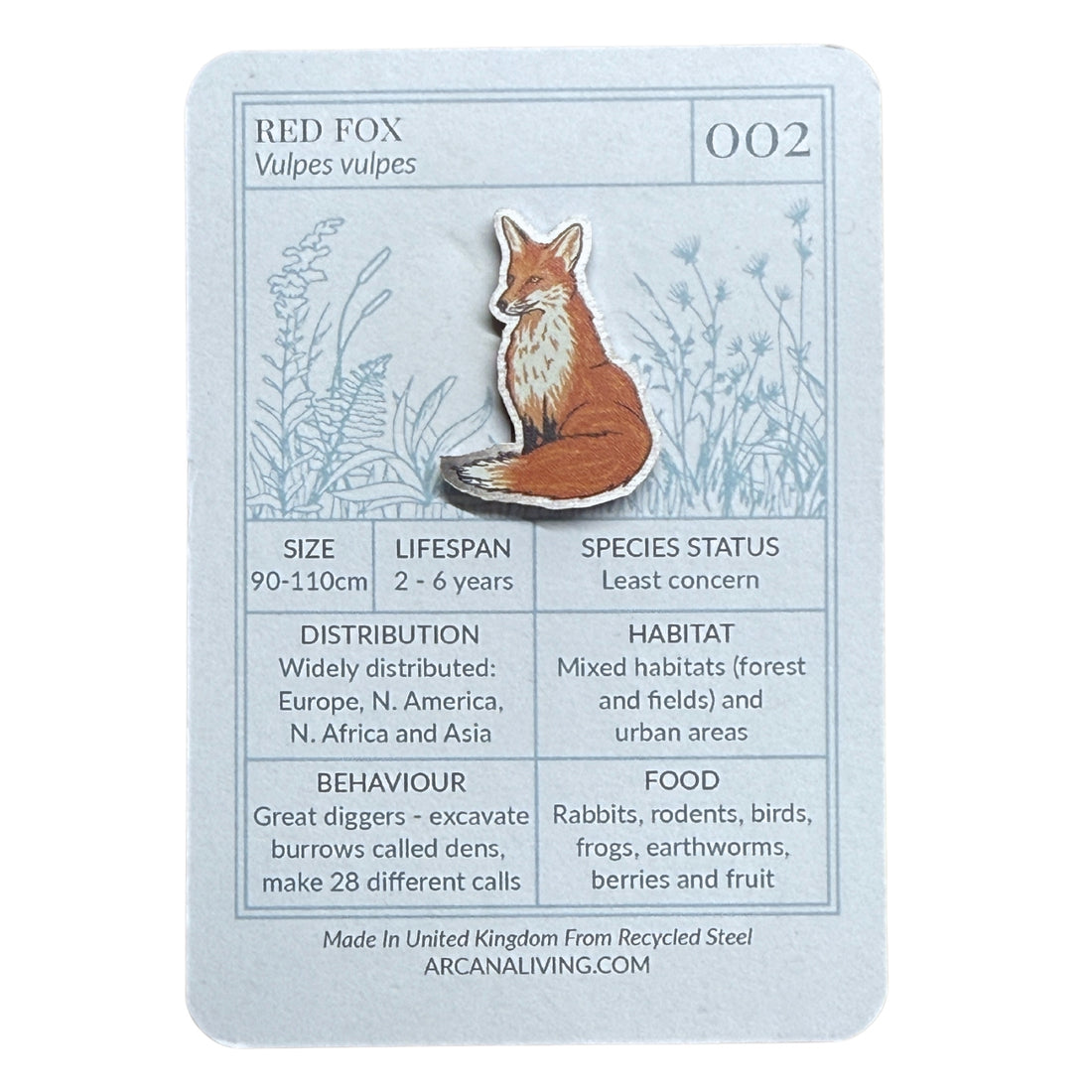 Red Fox Biodiversity Badge