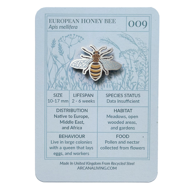 Honey Bee Biodiversity Badge – Arcana