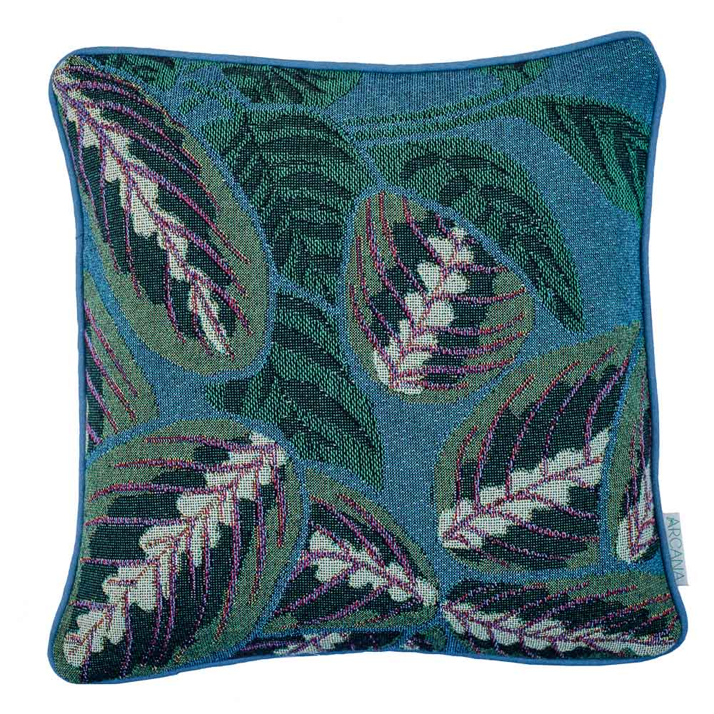 Indoor Jungle Window Woven Cushion Cover