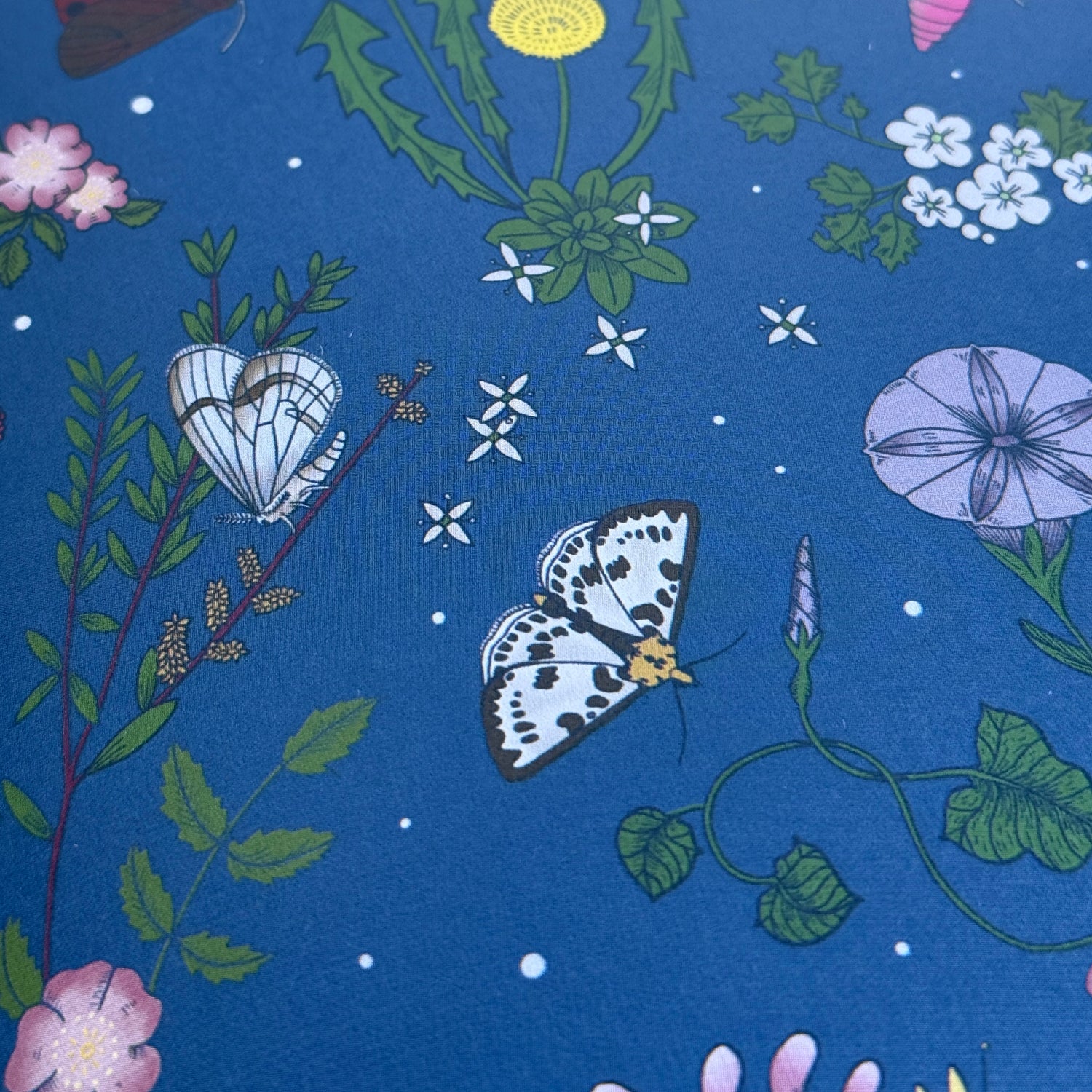 Night Garden Premium Recycled Wrapping Paper Set with Washi Tape