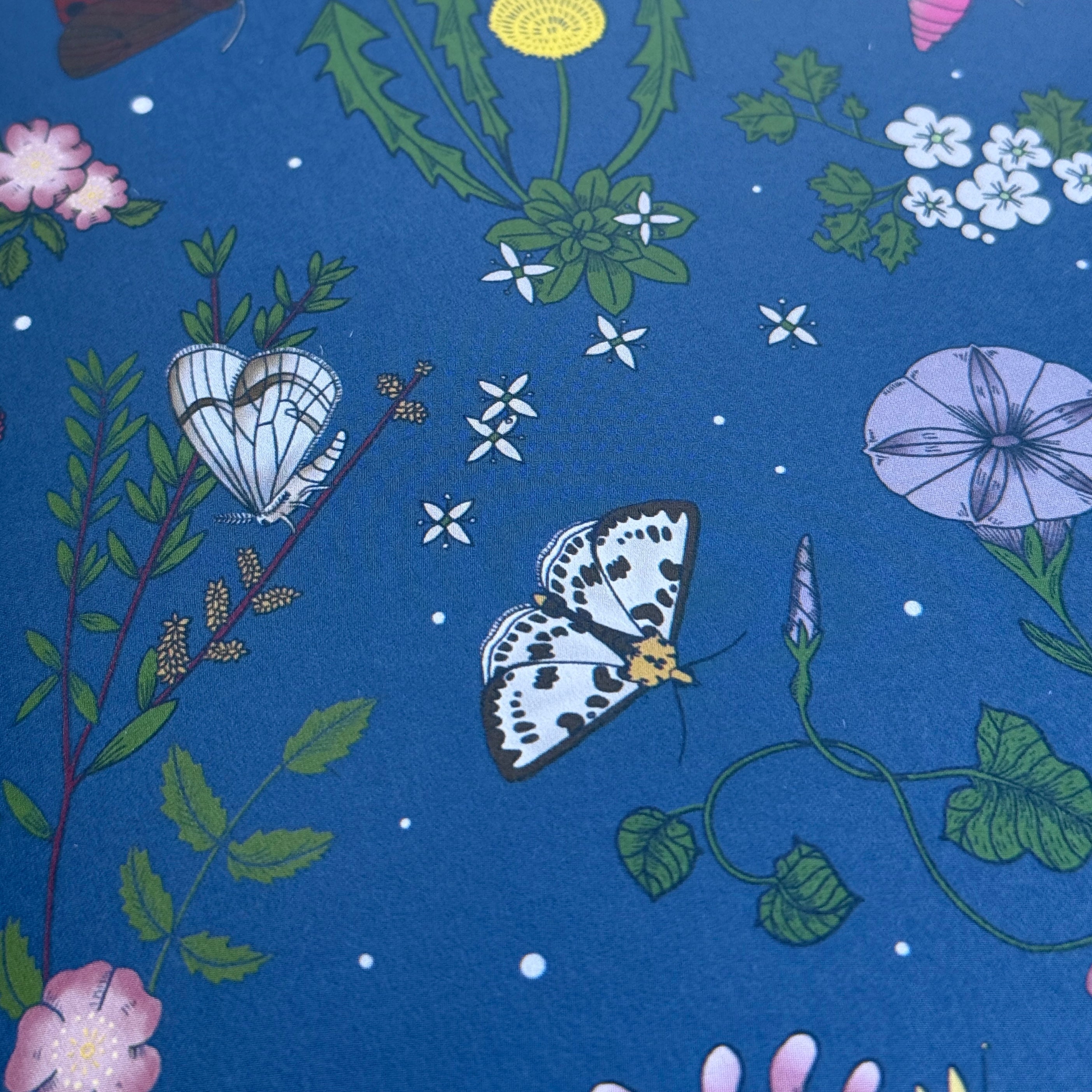 Night Garden Premium Recycled Wrapping Paper Set with Washi Tape