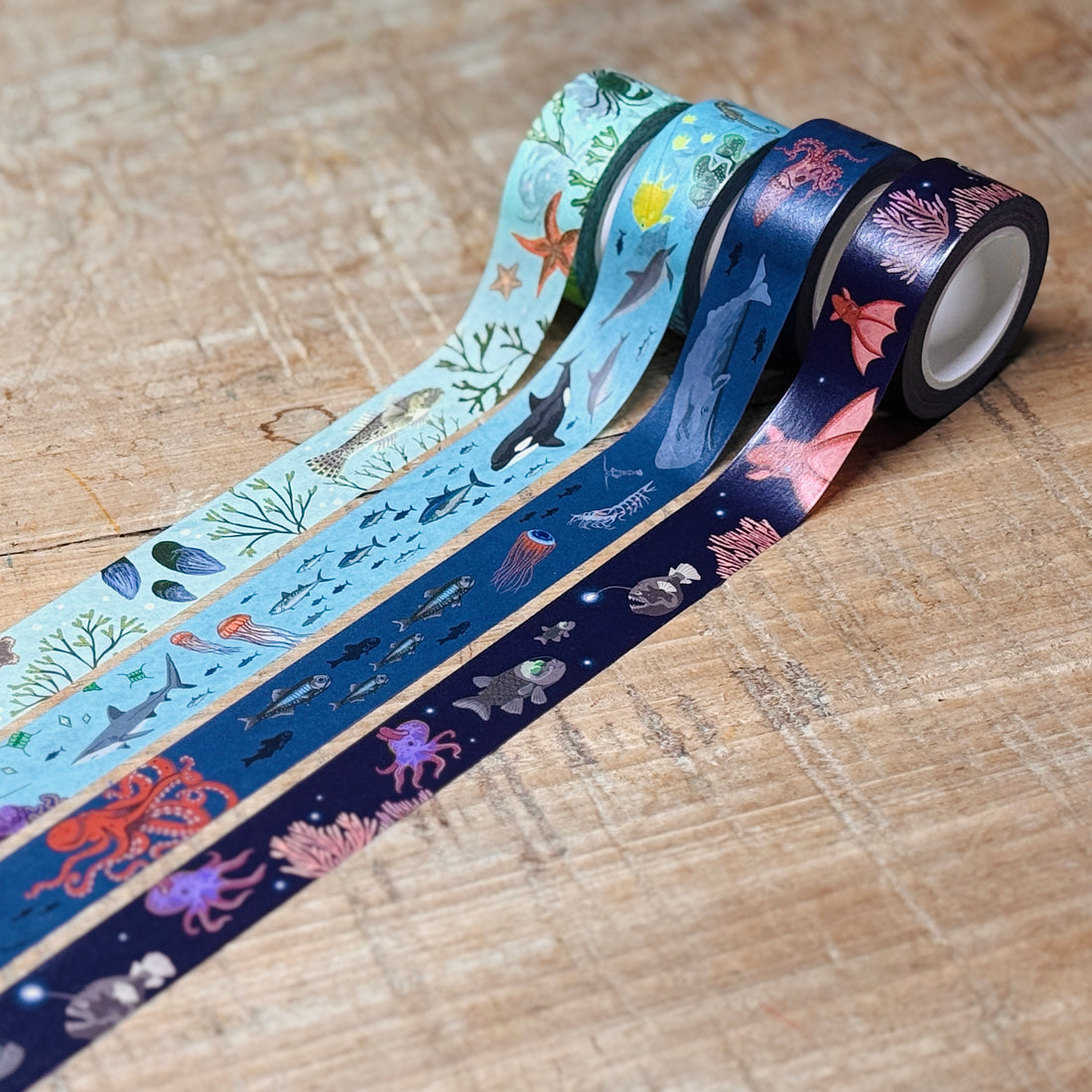 Ocean Zones Washi Tape Set