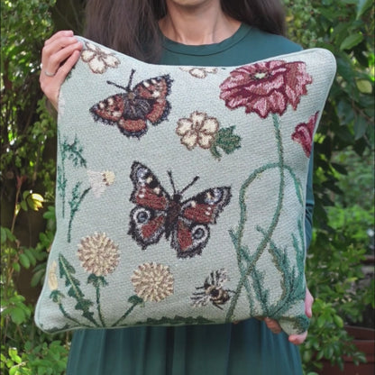 Pollination Meadow Woven Cushion Cover