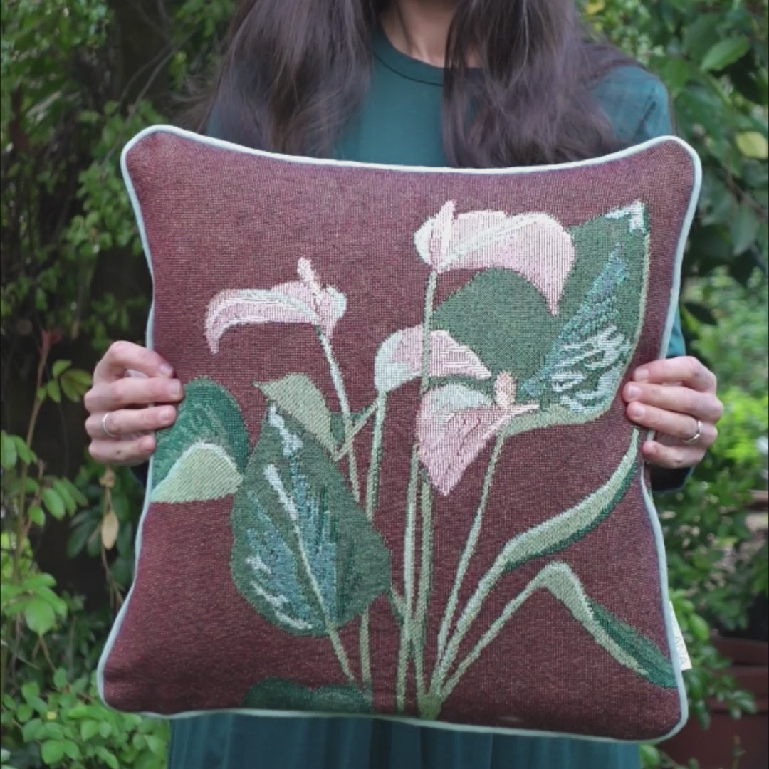 Indoor Jungle Brew Woven Cushion Cover