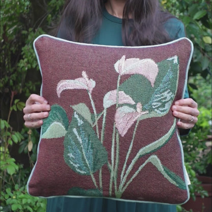 Indoor Jungle Brew Woven Cushion Cover