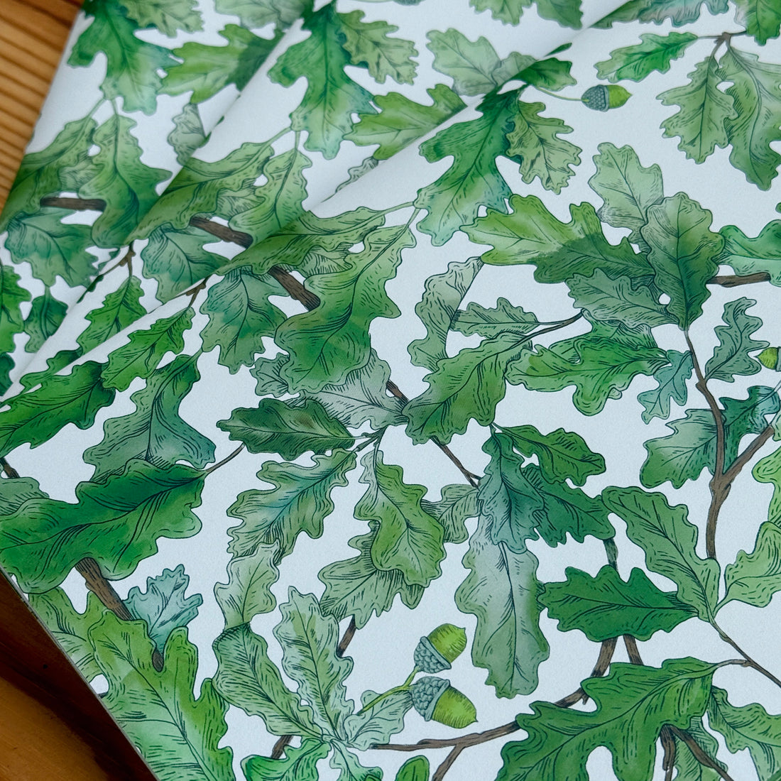 Wild Oak Premium Recycled Wrapping Paper Set