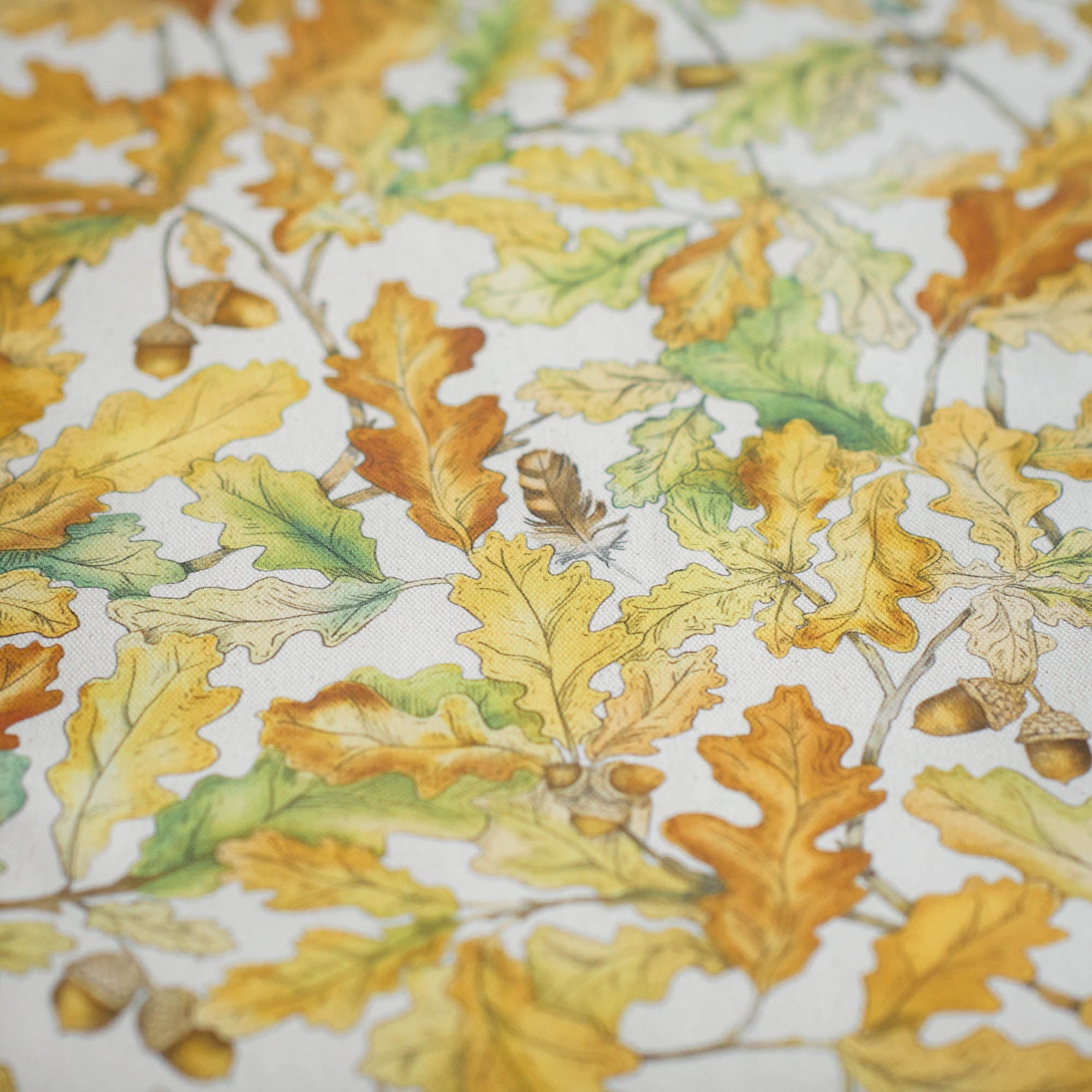 Wild Oak Organic Cotton Table Runner  (40cm x 170cm)