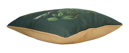 Forest Flight Gold Cushion Cover