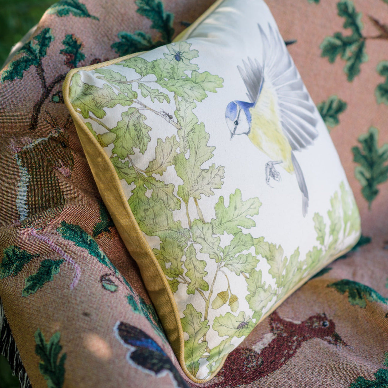 Forager Gold Cushion Cover