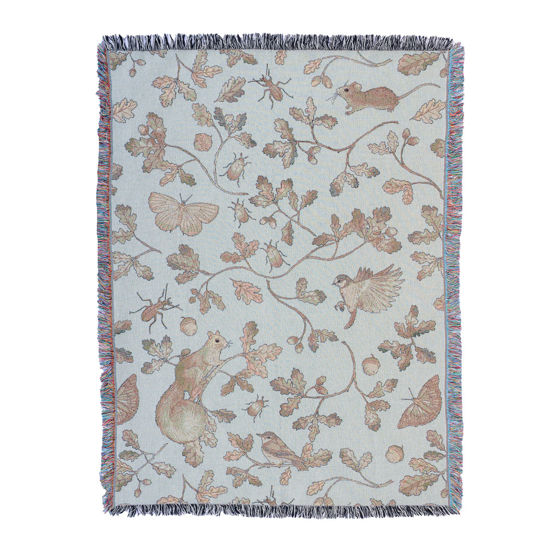 An Arcana Wild Oak Wrap Blanket with a floral pattern.